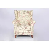 Better Home Polstersessel Loretta Blumenmuster 86 x 105 x 81 cm Mehrfarbig