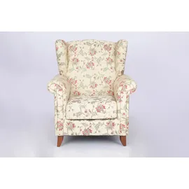 Better Home Polstersessel Loretta Blumenmuster 86 x 105 x 81 cm Mehrfarbig
