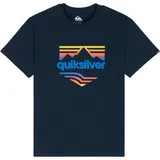 QUIKSILVER - EV Horizon Fade S/S - T-Shirt Gr S blau