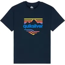 QUIKSILVER - EV Horizon Fade S/S - T-Shirt Gr S blau