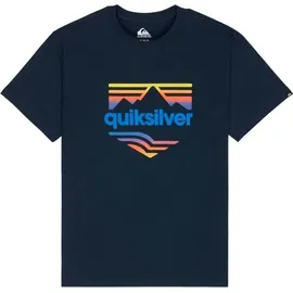 QUIKSILVER - EV Horizon Fade S/S - T-Shirt Gr S blau