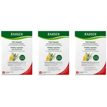 Rausch Vital Kapseln mit Schweizer Kräutern 3 x 3 Monate