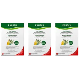 Rausch Vital Kapseln mit Schweizer Kräutern 3 x 3 Monate