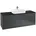 Waschtischunterschrank F44200HG 160x60 3cm Abdeckplatte Black matt Midnight Blue Matt Lacquer