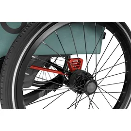 Qeridoo QUPA 2 Plus Kinderanhänger Mineral Blue 2024