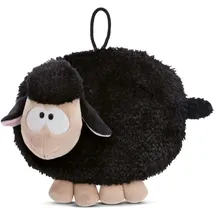 NICI Kuscheltier Wärmflasche Schaf 350ml 25cm Schwarz - Kuscheliges Wärmetier, Wärmflasche-Tier ab 10 Monaten, Plüschtier Bettflasche für Kinder & Erwachsene - 49924