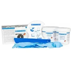 WEICON Urethan 85, pastöse Polyurea Reparatur- und Beschichtungsmasse, Arbeitspackung, 0,5 kg, schwarz