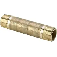 Viega Langnippel 3530 in R1 x 80 mm Rotguss