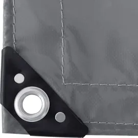 Woltu Wasserdichte Plane Dunkelgrau 4x6 m