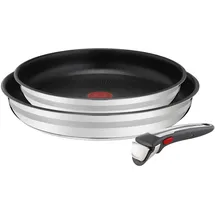 Tefal Jamie Oliver by Tefal Ingenio G6«, Edelstahl, (Set, 3 tlg.), backofengeeignet bis 250Â°C ohne Griff,Schüttrand, Induktion