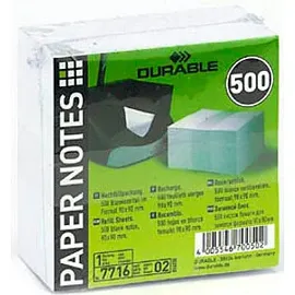 Durable Notizzettel lose weiß