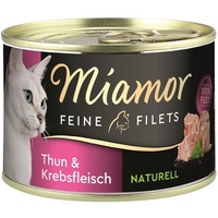 Miamor Feine Filets Naturelle Thunfisch & Krebsfleisch 12 x