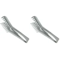 Metaltex Grill-Time Nudelzange 20 cm Edelstahl Silber