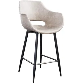 KAWOLA Barhocker ZAJA Barstuhl Sitzhöhe 76 cm Microfaser