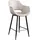 KAWOLA Barhocker ZAJA Barstuhl Sitzhöhe 76 cm Microfaser