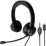 Logilink THX-20 USB-Headset mit Bügelmikrofon - Schwarz