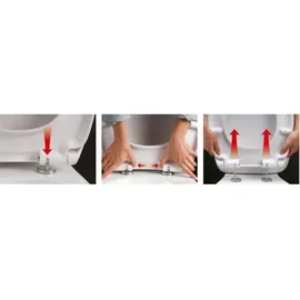 Sapho Edita WC-Sitz Duroplast Weiß