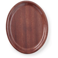 Hendi Woodform oval Mahagonifarben, 200x265mm