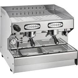 GastroHero Espressomaschine MILANO Compact 2 GR Automatik inkl. Preinfusionssystem