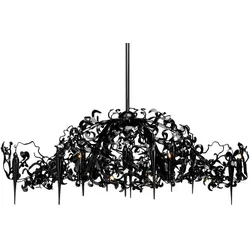 Flower Power Chandelier Oval - 3 Farben