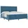 vidaXL Boxspringbett 100 x 200 cm Blau