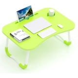 ZXCVB Laptop Tisch,Betttisch Klappbar Lap Desk,Notebookständer Lesehalter, Frühstückstablett Für Bett Und Sofa,für Arbeiten, Schreiben, Studie, Essen,70x48x28cm,Green