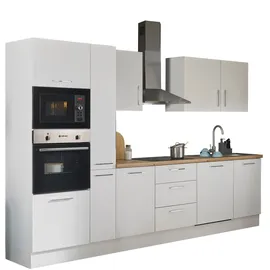 BASIC by Balculina Küchenzeile Turin 310 cm weiß