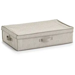 Aufbewahrungsbox Stripes Kunststoff Beige L (Large)