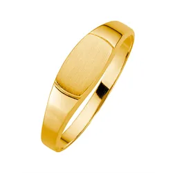 Fingerring LADY Gr. 21, gold (gelbgold 375), Fingerringe, Damen, 21, Metall-Metall, Metall, Metall