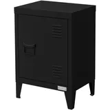 ML-Design Aktenschrank 40x30x57,5 cm Schwarz, aus Stahl, Büroschrank mit 4 Beinen, Kleiner Lagerschrank, Einzeltür Metallschrank Stahlschrank