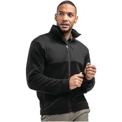 Schöffel Fleecejacke Urban Fleece Style Gregale (sehr warm, feuchtigkeitsregulierend) schwarz/grau Herren