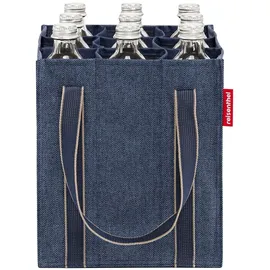 Reisenthel bottlebag herringbone dark blue