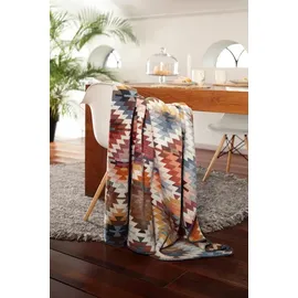 Biederlack Kuscheldecke Nomad Light 150 x 200 cm Mischgewebe Bunt