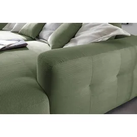 KAWOLA Big Sofa MIKA Feincord olivgrün