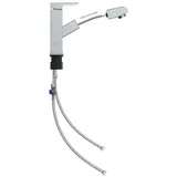 vidaXL Einhandmischer mit Herausziehbare Brause chrom 149075