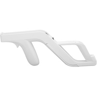 Yoidesu Gamepad Light Gun für Wii-Controller, Weiß, Stabil, Reduziert Ermüdung, Kratzfestes Light Gun-Zubehör für Elektronische Shoot-Sportspiele(Weiß)