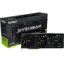 Palit GeForce RTX 4070 Jetstream Grafikkarte - 12GB GDDR6X, 1x HDMI, 3x DP