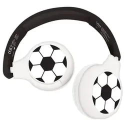 LEXIBOOK Fußball 2-in-1 Bluetooth®- und Kabelanschluss, faltbare Kopfhörer mit sicherer Lautstärke