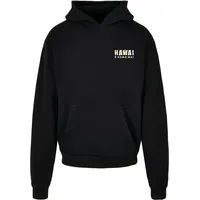 MERCHCODE Hawai Oversized Kapuzenpullover - Black - S