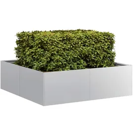 vidaXL Pflanzkübel 100 x 100 x 30 cm Verzinkter Stahl