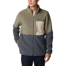 Columbia Herren Unterjacke Mountainside, Stone Green, Shark, Ancient Fossil 398, S