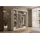 altdecor Schiebetürenschrank VESLI 200 x 215 x 61 cm Weiß