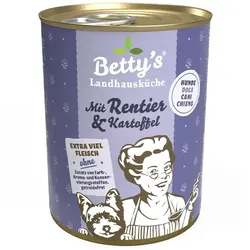 Hunde Nassfutter Betty's Landhausküche Mit Rentier & Kartoffel