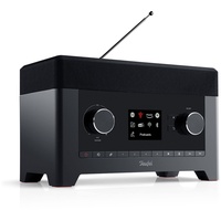 Teufel Radio 3SIXTY - Premium Digitalradio Bluetooth Lautsprecher, 360 Grad Sound, DAB+, Internetradio, Powerbank-Funktion, Subwoofer, Weckfunktion, Musik-Streaming - Schwarz