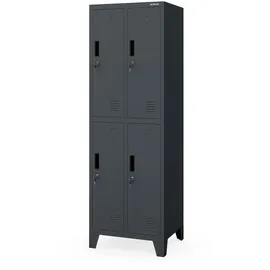Jan Nowak Spind Metall 56x172x45 cm Garderobe, Garderobenschränke, Garderobenschränke