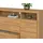 OTTO home Sideboard OTTO HOME "Ribe,180cm breit, Fronten Massivholz,7 Fächer", braun (eiche teilmassiv), B:180cm H:80cm T:35cm, Holz teilmassiv, Sideboards, Sideboard, Holz massiv, Holzwerkstoff, Metall Griffe,2Türen,3Schubladen