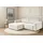 Home Affaire Ecksofa HOME AFFAIRE "Noord mit Kedernaht, Breite 234 cm, L-Form", beige (cream), B:234cm H:71cm T:161cm, 100% Polyester, Sofas, Ecksofa, Cord, Struktur, Webstoff, mit Wellenunterfederung, Massivholzrahmen
