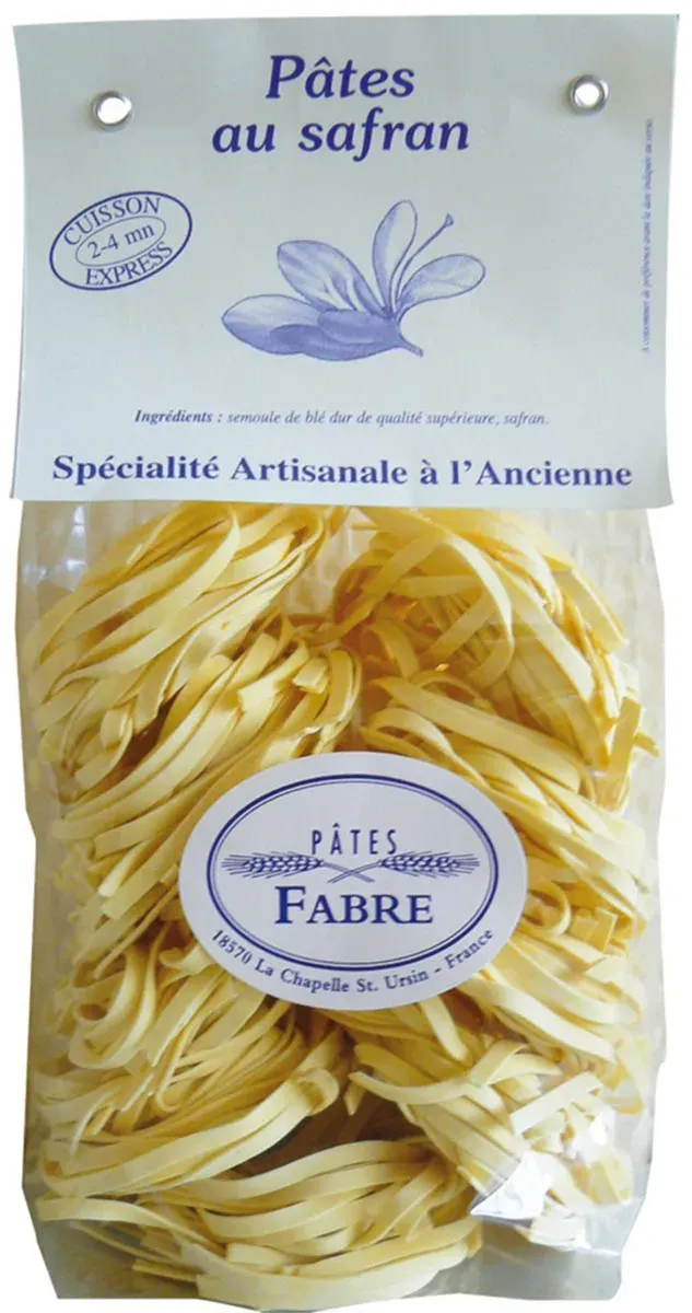 Pâtes Fabre Gourmet Tagliatelle mit edlem Safran 250g aus Frankreich