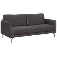 HÜLSTA sofa 2-Sitzer »hs.450«, Armlehne sehr schmal, Alugussfüße in umbragrau, Breite 150 cm braun