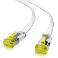 Helos Patch-Kabel U/FTP Cat 6a weiss 0,5m